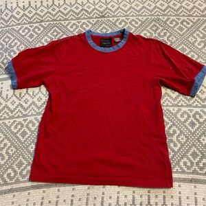 Red and Blue Ringer T-Shirt
